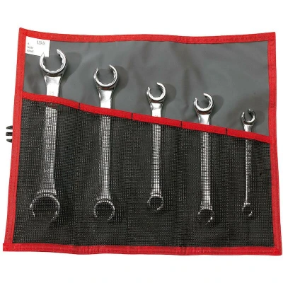 Afbeelding van FACOM 42.JE5T open ringsleutelset 15 gebogen, metrische maten 5 delig