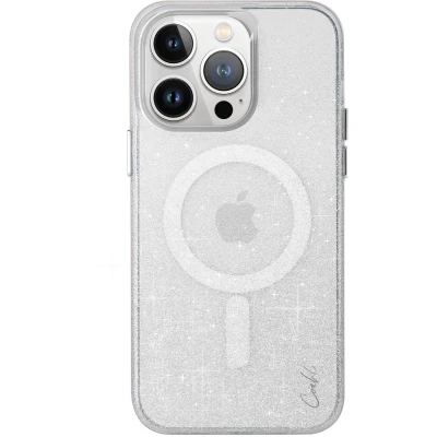 Afbeelding van UNIQ Coehl Lumino Back Cover hoesje met MagSafe voor Apple iPhone 15 Pro Max Zilver