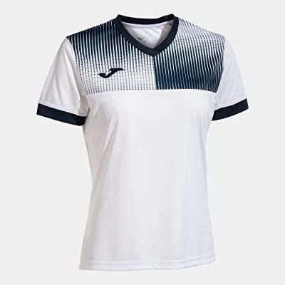 Afbeelding van Women&#039;s T shirt Joma Eco Supernova White Navy Xl