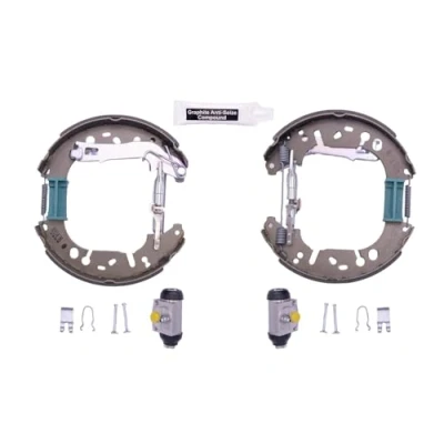 Afbeelding van HELLA Shoe Kit Pro 8DB 355 005 191 Remschijf, trommelrem Met wielremcilinder, stel element OPEL: Corsa D Hatchback, Adam