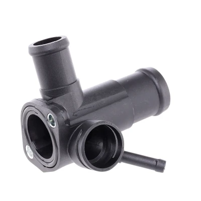 Afbeelding van TOPRAN 101 457 Flens Kunststof Cilinderkop, Voor, Langs Met afdichtring VOLKSWAGEN: GOLF 3, Passat B3/B4 Saloon, SEAT: TOLEDO 1