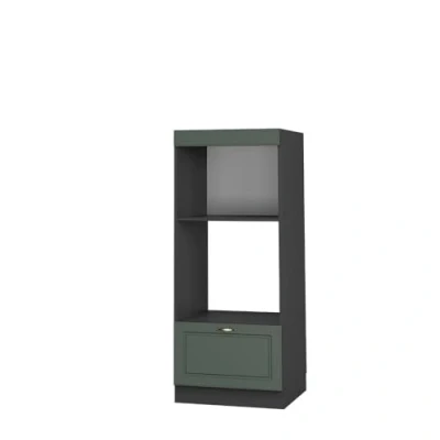 Afbeelding van Vicco Magnetronkast Fame Line, Groen Goud Landhuis/Antraciet, 60 cm open