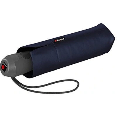 Afbeelding van Knirps E.100 Mini Zakparaplu met automatisch openen en sluiten, Navy Blauw, sluiten