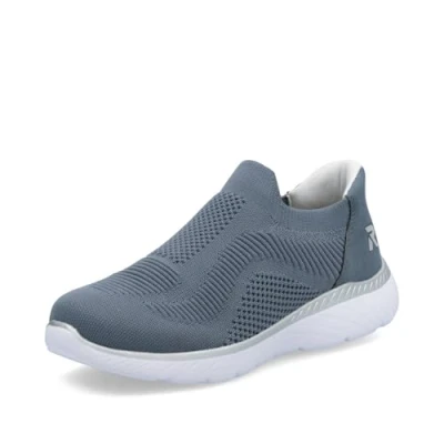 Afbeelding van Rieker dames instappers blauw