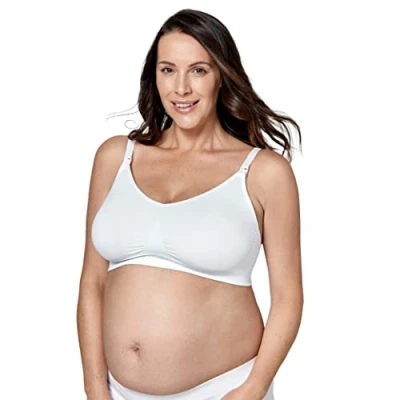 Afbeelding van Medela Keep Cool Ultra bh Naadloze voedingsbh Zwangerschapsbh met 6 ademende zones Soft Touchmateriaal Comfortabel en ondersteunend Wit XXL
