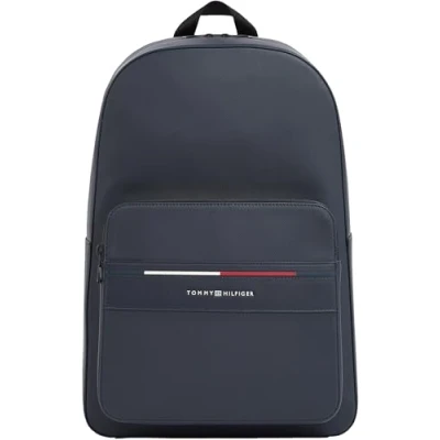 Afbeelding van Tommy Hilfiger Foundation Backpack Rugzak, Heren, Maat: One Size, Blue