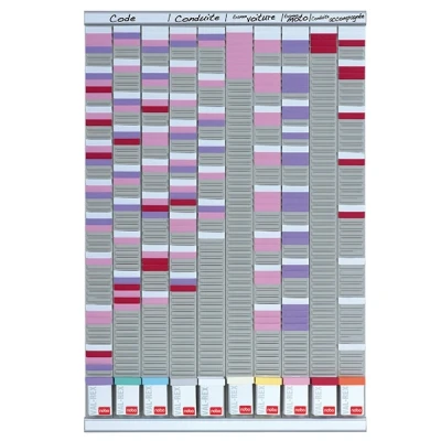 Image de Nobo T kaart Planningset Projectplanner 10 Kolommen 54 Sleuven
