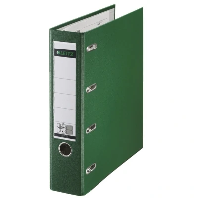 Image de Esselte leitz 10120055 classeur plastique format a4 et dos large avec encoches (vert)