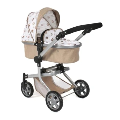 Afbeelding van Bayer Chic 2000 Combi poppenwagen Mika Beertjes Beige
