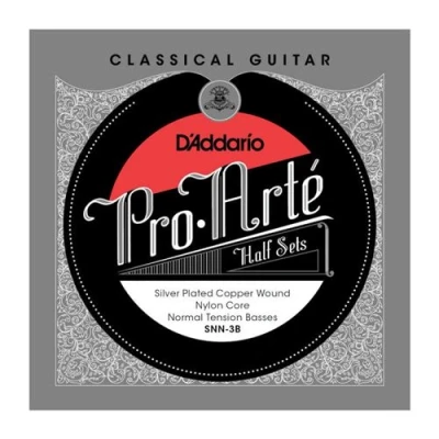 Image de D&#039;Addario SNN 3B Jeu de 3 cordes basses Guitare Classique