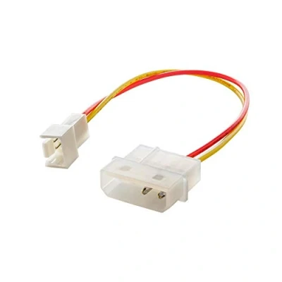 Image de Akyga Adaptateur secteur alimentation interne 4 plots (M) pour unité d&#039;alimentation 3 broches 5V 15 cm