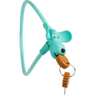 Afbeelding van Siliconen fietsslot PexKids Flappie de waakhond 10 x 58 cm Groen