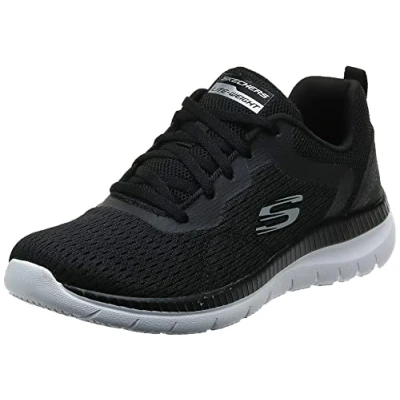Afbeelding van Skechers Bountiful Quick PATH Sneakers laag, Dames, Maat: 39, Black Textiel