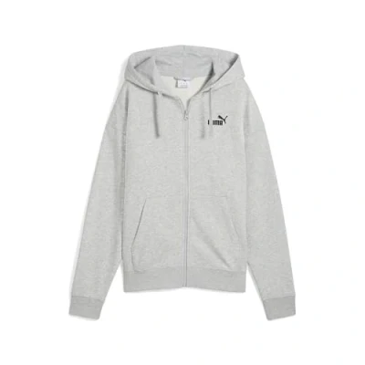 Afbeelding van Puma ESS Small NO. LOGO Comfort MIT Durchgehendem Reissverschluss Sweater met rits, Dames, Maat: Large, Light gray heather
