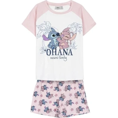 Afbeelding van CERDÁ LIFE&#039;S LITTLE MOMENTS Stitch pyjama voor kinderen, Roze en wit