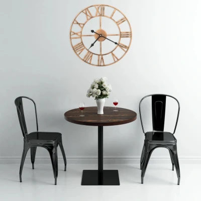 Afbeelding van Wandklok 40 cm metaal goudkleurig