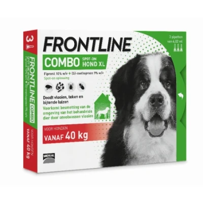 Afbeelding van Frontline Combo hond XL vanaf 40 kg 3 pip.