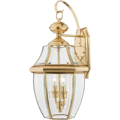 Afbeelding van Bohemian Wandlamp Steady Lighting E14 L: 25.4cm Voor Buiten Woonkamer Eetkamer Brons