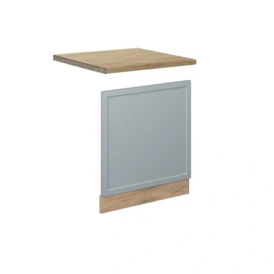 Afbeelding van Vicco Fame Line frontpaneel lichtblauw/grijs 60 cm AP eiken