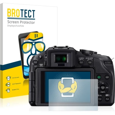 Afbeelding van BROTECT Screenprotector voor Panasonic Lumix DMC G6 Folie Beschermfolie transparant (2 Stuks)