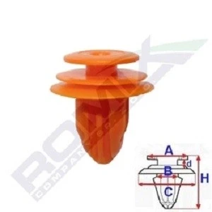 Afbeelding van ROMIX C60693 Clip HONDA: CIVIC 8 Hatchback, Jazz 2