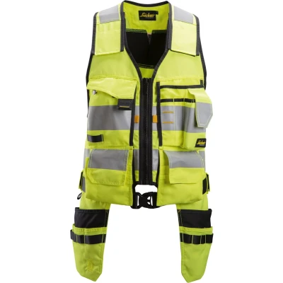 Afbeelding van Allroundwork, High Vis Toolvest Klasse 1, Oranje Zwart (6604), 009