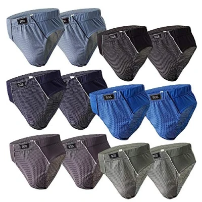 Afbeelding van Herenslips, set van 6 of 12 stuks., 6.stück 570, 4XL grote maten