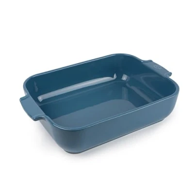Afbeelding van PEUGEOT Rechthoekige keramische ovenschaal 32 cm x 21,7 7,2 Inhoud: 2,7 L 10 Jaar garantie Gemaakt in Frankrijk Kleur Light Blue
