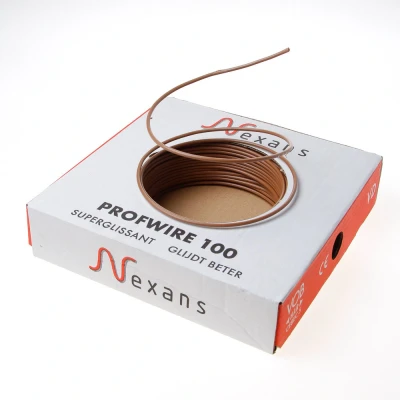 Afbeelding van Donne VD draad bruin 25mm2 rol 100 meter