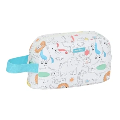 Afbeelding van Thermische Snacktas Safta Zoo Beige 21,5 x 12 6,5 cm