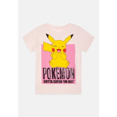 Afbeelding van Name it Nkfjumma Pokemon Tshirt print voor kinderen, Maat: 116, Festival bloom