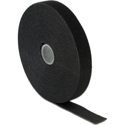 Afbeelding van Klittenband rol 20mm / zwart (10 meter)