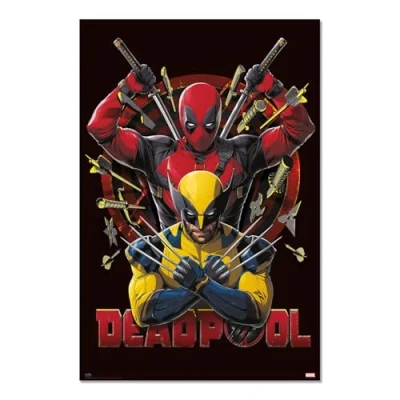 Afbeelding van Poster Marvel Deadpool Wolverine 2 61x91,5cm