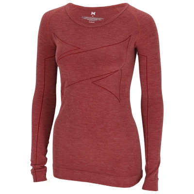 Afbeelding van Xtreme Thermoshirt Dames Merino Wol Red Melange xl