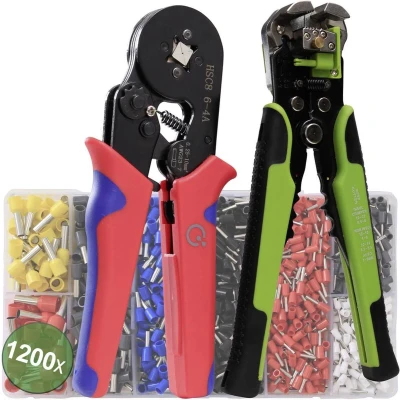 Afbeelding van Quadrios 22T023 Assortiment adereindhulzen Deels geïsoleerd Wit, Grijs, Rood, Zwart, Blauw, Geel 1 set(s)