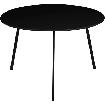 Afbeelding van Mica Decorations Seatle Bijzettafel voor Buiten H38 x Ø58 cm Metaal Zwart