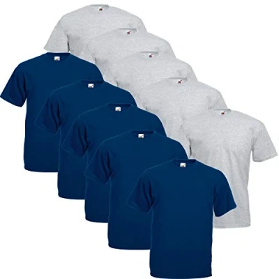 Afbeelding van Fruit of the Loom T shirt (5 stuks) voor heren