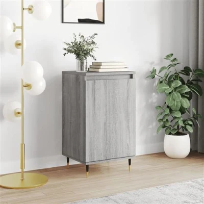 Afbeelding van Dressoir 40x35x70 cm bewerkt hout grijs sonoma