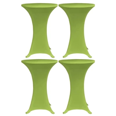 Afbeelding van Tafelhoes stretch 4 st 70 cm groen