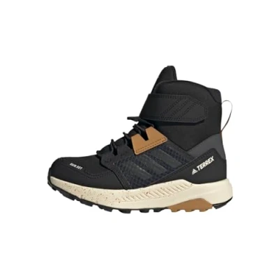 Afbeelding van Adidas Terrex Trailmaker HIGH COLD.RDY Outdoorschoenen voor kinderen, Maat: 39 1/3, Core black/grey six/mesa Textiel/ synthetisch