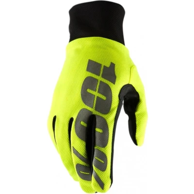 Afbeelding van 100% Hydromatic Waterproof Handschoenen, neon yellow Handschoenmaat XXL
