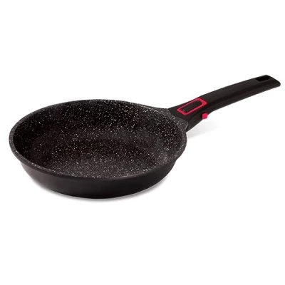 Afbeelding van Baumalu 383600 braadpan 20 cm graniet Pro, gesmeed aluminium, zwart