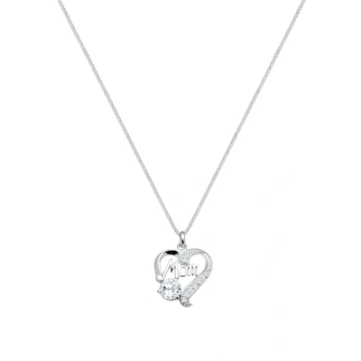 Afbeelding van Elli MOM Ketting, Dames, Maat: 45, Silber