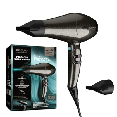 Afbeelding van Revamp Progloss DR3950 Föhn Ionische Haardroger Twee Concentrators coolshot functie 4 hittestanden en 2 snelheden