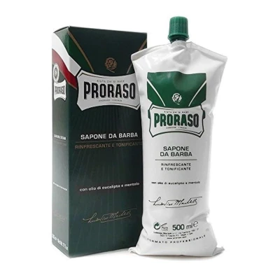 Afbeelding van Proraso Green Refreshing Scheercrème 500 ml