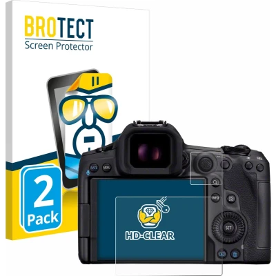 Afbeelding van BROTECT Screenprotector voor Canon EOS R5 Mark II Folie Beschermfolie transparant (2 Stuks)