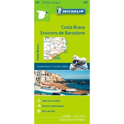 Image de Carte Zoom Costa Brava, Environs de Barcelone