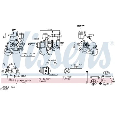 Afbeelding van Turbocharger NISSENS 93134