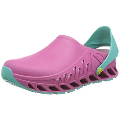 Afbeelding van SCHOLL EVOFLEX Tpr U Fuchsia/Emerald Unisex Clogs Maat 39