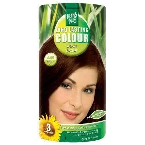 Afbeelding van Hennaplus Long Lasting Colour 4.45 Warm Brown 100ml